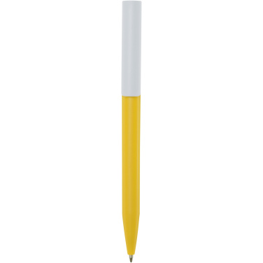 Logo trade business gifts image of: Unix recycled plastic ballpoint pen