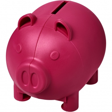 Logotrade promotional merchandise photo of: Oink recycled plastic piggy bank