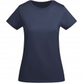 Breda short sleeve women's t-shirt, Navy Blue