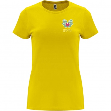 Logo trade corporate gifts picture of: Capri short sleeve women's t-shirt