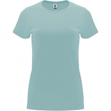 Logo trade advertising products image of: Capri short sleeve women's t-shirt