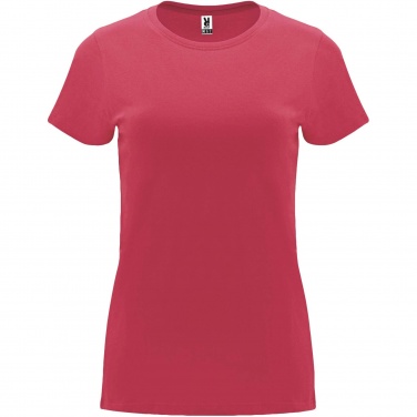 Logo trade corporate gifts image of: Capri short sleeve women's t-shirt