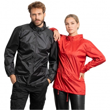 Logo trade promotional giveaway photo of: Escocia unisex lightweight rain jacket