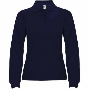 Logo trade corporate gifts picture of: Estrella long sleeve women's polo