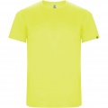 Imola short sleeve men's sports t-shirt, Fluor Yellow