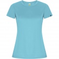 Imola short sleeve women's sports t-shirt, Turquois