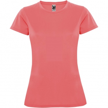 Logo trade advertising products image of: Montecarlo short sleeve women's sports t-shirt