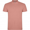 Star short sleeve men's polo, Clay Orange