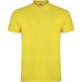 Star short sleeve kids polo, Yellow