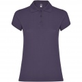 Star short sleeve women's polo, Lilac