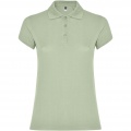 Star short sleeve women's polo, Mist Green