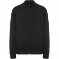 Ulan unisex full zip sweater, Solid black