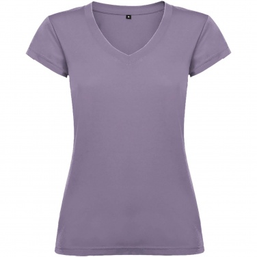 Logo trade business gift photo of: Victoria short sleeve women's v-neck t-shirt