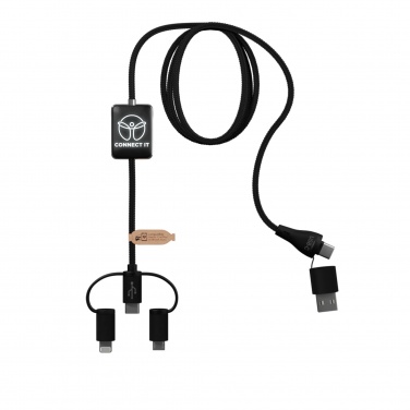 Logo trade promotional giveaways image of: SCX.design C48 CarPlay 5-in-1 charging cable 