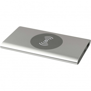 Logotrade promotional giveaway image of: Juice 4000 mAh Type-C recycled aluminium wireless power bank 