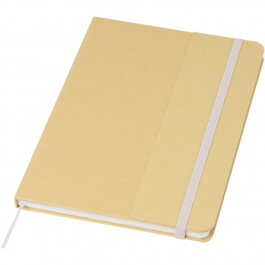 Logotrade advertising products photo of: Nelida A5 recycled cardboard hard cover notebook