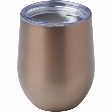 Logo trade corporate gifts picture of: Corzo 350 ml RCS certified recycled stainless steel copper vacuum insulated cup