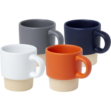 Logotrade corporate gift picture of: Olympia 130 ml stackable expresso cup with clay bottom