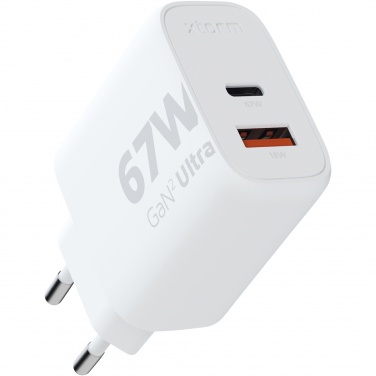 Logo trade promotional giveaways picture of: Xtorm XEC067 GaN² Ultra 67W wall charger