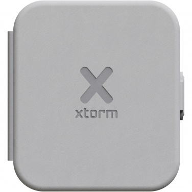 Logotrade business gift image of: Xtorm XWF21 15W foldable 2-in-1 wireless travel charger