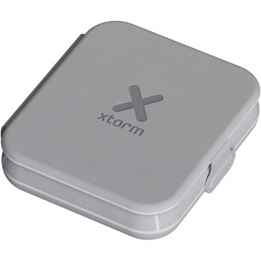 Logotrade promotional gifts photo of: Xtorm XWF21 15W foldable 2-in-1 wireless travel charger