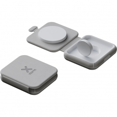 Logo trade promotional merchandise image of: Xtorm XWF21 15W foldable 2-in-1 wireless travel charger