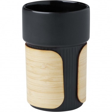 Logo trade promotional merchandise picture of: Tumbler Fika 340 ml with bamboo sleeve