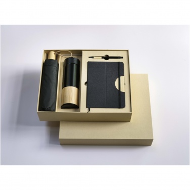 Logo trade promotional products picture of: Carmen A5 hard cover notebook and ballpoint pen gift set