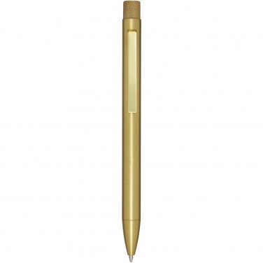 Logo trade promotional merchandise image of: Beatriz recycled brass ballpoint pen