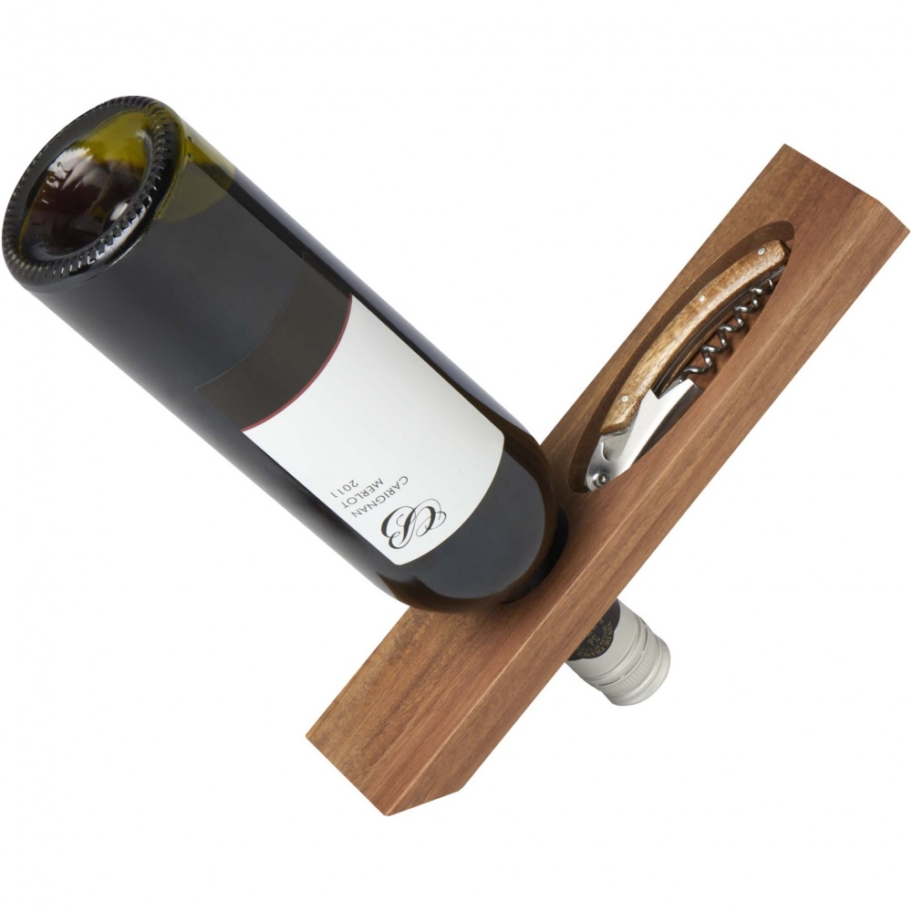 Logo trade promotional products image of: Vino wine holder set 