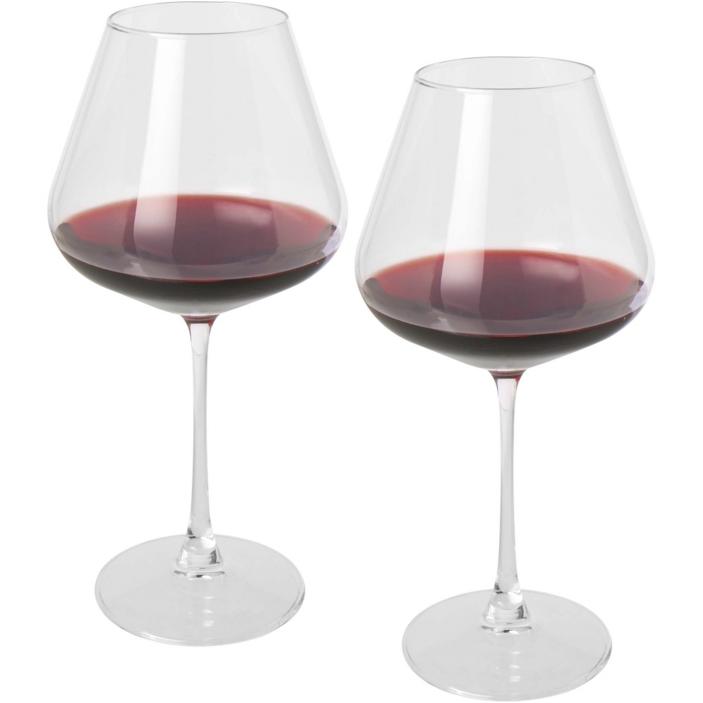 Logo trade promotional items picture of: Rosso 2-piece wine glass set 