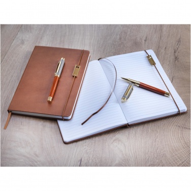 Logo trade promotional gifts picture of: Legato A5 notebook and rollerball pen set 