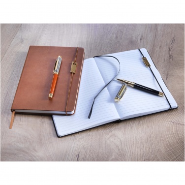 Logotrade promotional merchandise photo of: Legato A5 notebook and rollerball pen set 