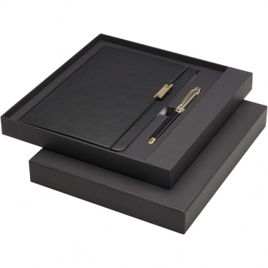 Logotrade promotional merchandise picture of: Legato A5 notebook and rollerball pen set 