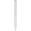 Lucia recycled plastic ballpoint pen, White