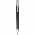 Ana recycled plastic ballpoint pen, Solid black