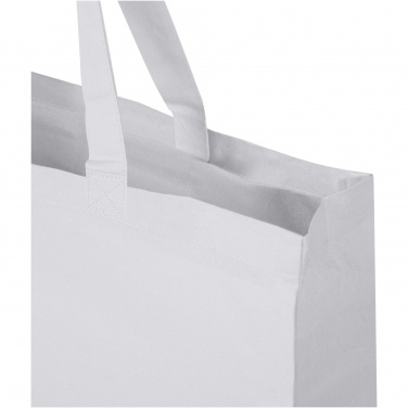 Logo trade corporate gift photo of: Odessa 220 g/m² GRS recycled cotton large tote bag