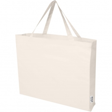 Logotrade promotional product image of: Odessa 220 g/m² GRS recycled cotton large tote bag