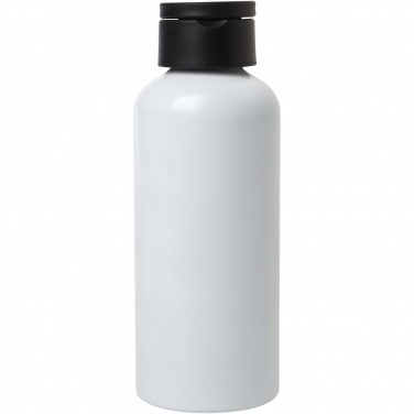 Logo trade corporate gifts picture of: Trinity 600 ml RCS certified recycled aluminium water bottle with RPET lid