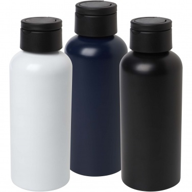 Logo trade promotional product photo of: Trinity 600 ml RCS certified recycled aluminium water bottle with RPET lid