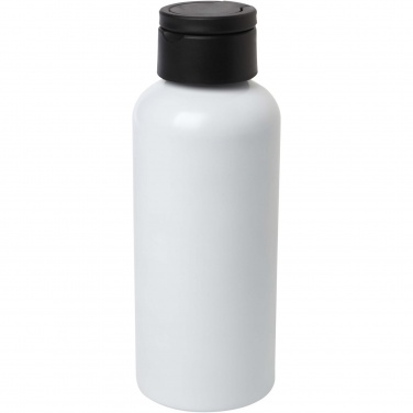 Logo trade promotional merchandise picture of: Trinity 600 ml RCS certified recycled aluminium water bottle with RPET lid