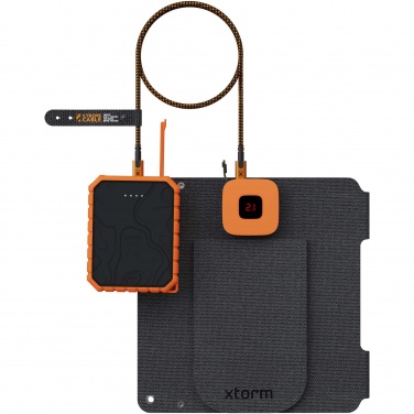 Logo trade promotional merchandise photo of: Xtorm XR2S14 SolarBooster 14W foldable solar panel