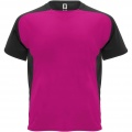 Bugatti short sleeve kids sports t-shirt, Fuchsia / Solid black