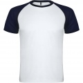 Indianapolis short sleeve unisex sports t-shirt, White / Navy Blue