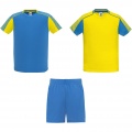 Juve kids sports set, Yellow / Royal blue