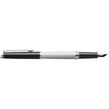 Logo trade corporate gifts picture of: Hemisphere colour blocking fountain pen with palladium trim