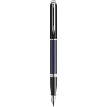 Logotrade advertising product image of: Hemisphere colour blocking fountain pen with palladium trim