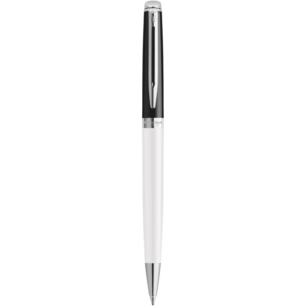 Logotrade advertising product image of: Hemisphere colour blocking ballpoint pen with palladium trim