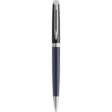 Logo trade advertising products picture of: Hemisphere colour blocking ballpoint pen with palladium trim