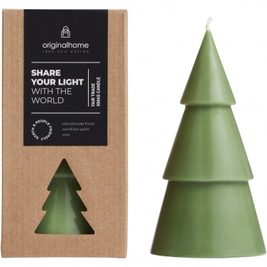 Logo trade promotional merchandise photo of: Originalhome Xmas tree candle - L